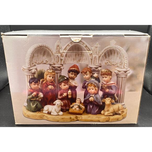 JC Penny Other - JC Penny Children Figure Nativity Set Holy Night Christmas Holiday  11 piece
